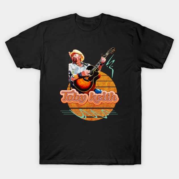 Toby keith \\ Retro Art T-Shirt by Nana On Here